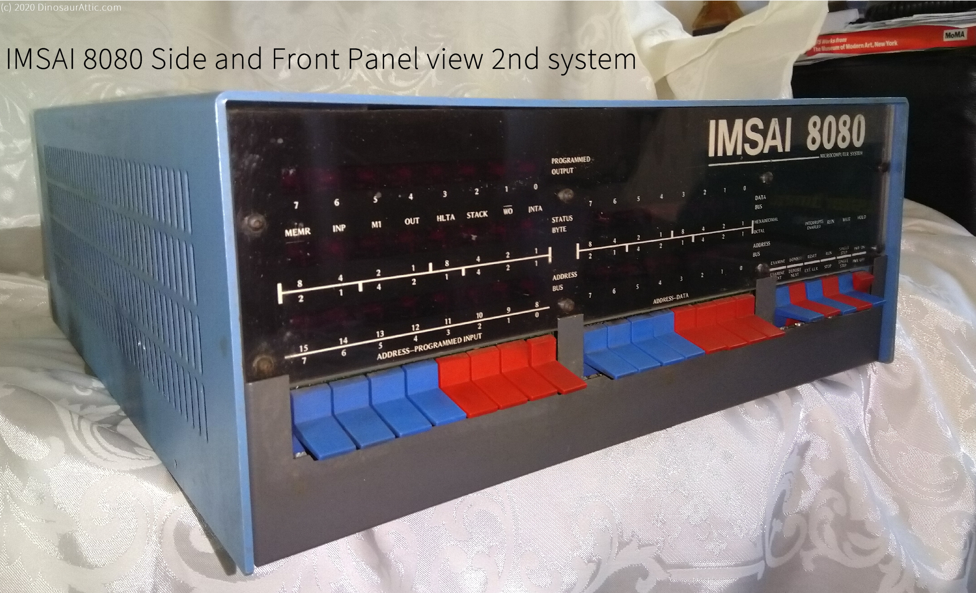 IMSAI 8080 Side and Front Panel view 2nd system