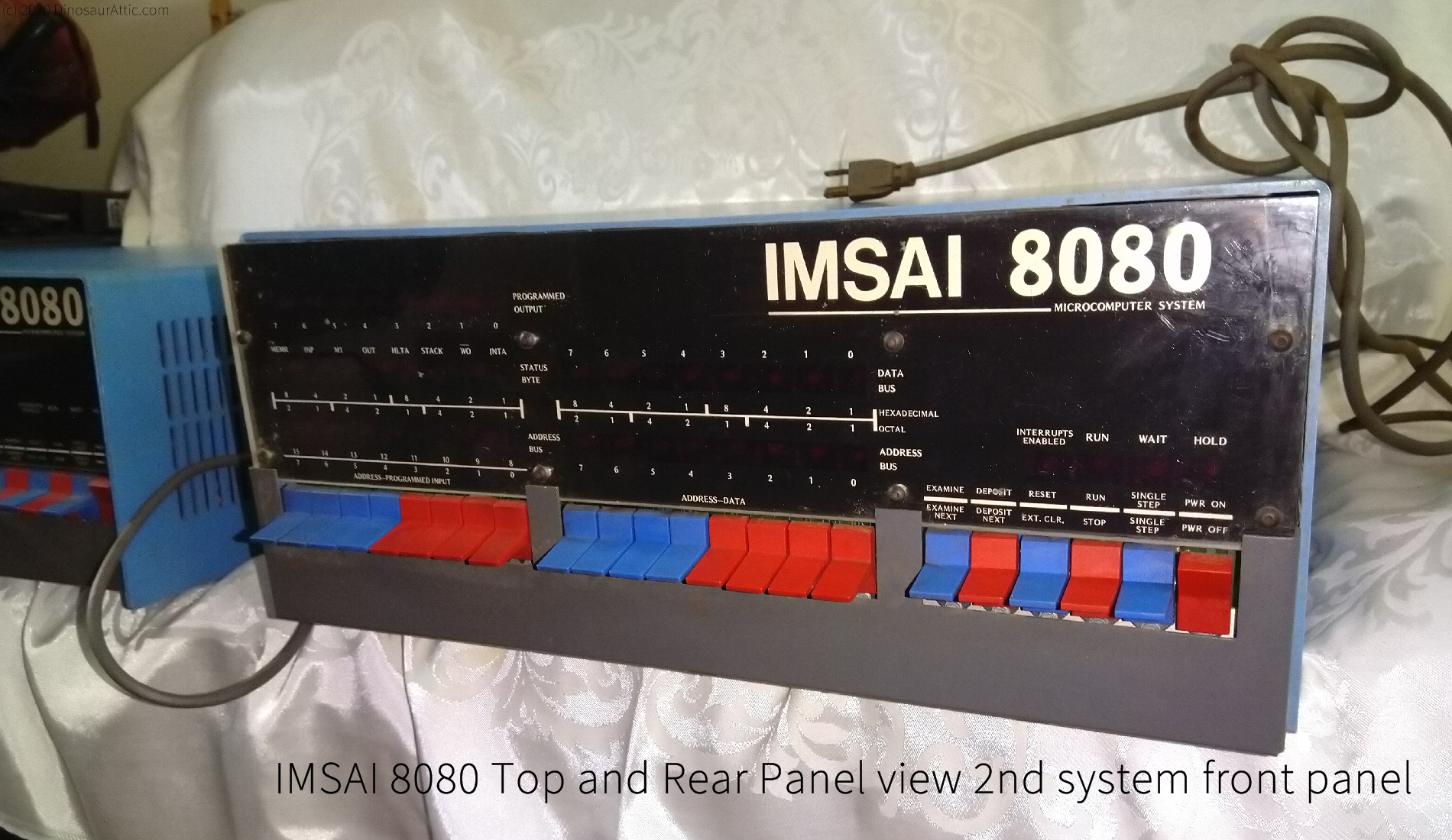 <b>IMSAI 8080 Top and Rear Panel view 2nd front panel</b>