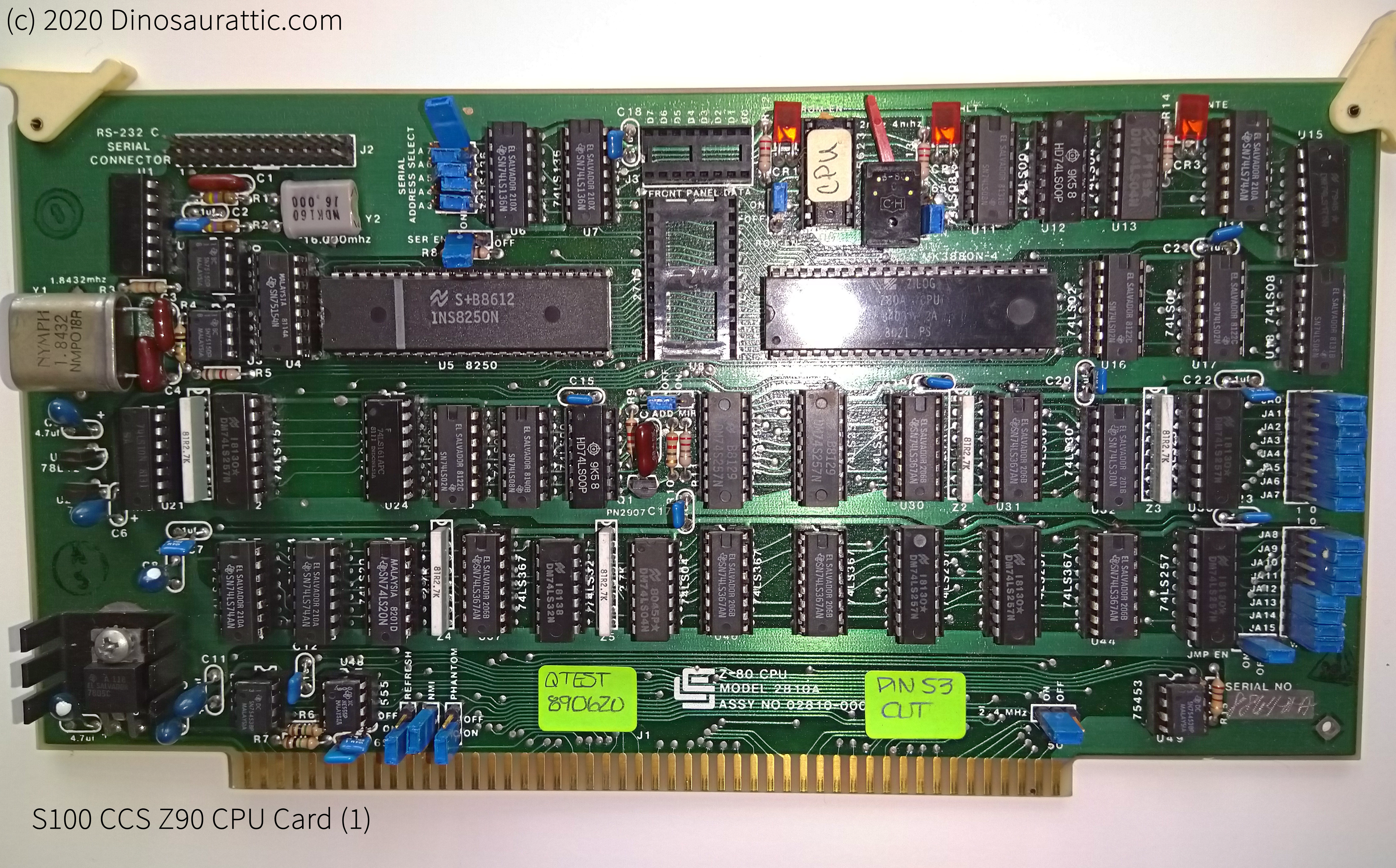 S100 Z80 processor card (2810)